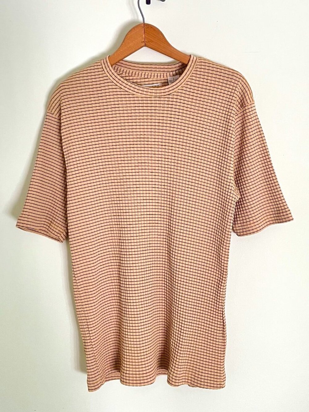 Vintage Textured Striped Tee